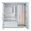 Corsair FRAME 4000D LCD RS ARGB White Tempered Glass Mid Tower ATX PC Case with 14.5`` XENEON EDGE Image