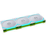 Lian Li UNI FAN SL FLEX 120mm Triple Fan Pack With Controller - White