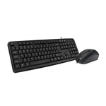 Builders Choice Standard 104 USB Keyboard & Optical Mouse Set - Black (Retail Box).