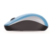 Genius Wireless Mouse, 2.4 GHz with USB Pico Receiver, Adjustable DPI levels up to 1200 DPI, 3 Button with Scroll Wheel, Ambidextrous Design, Blue Image