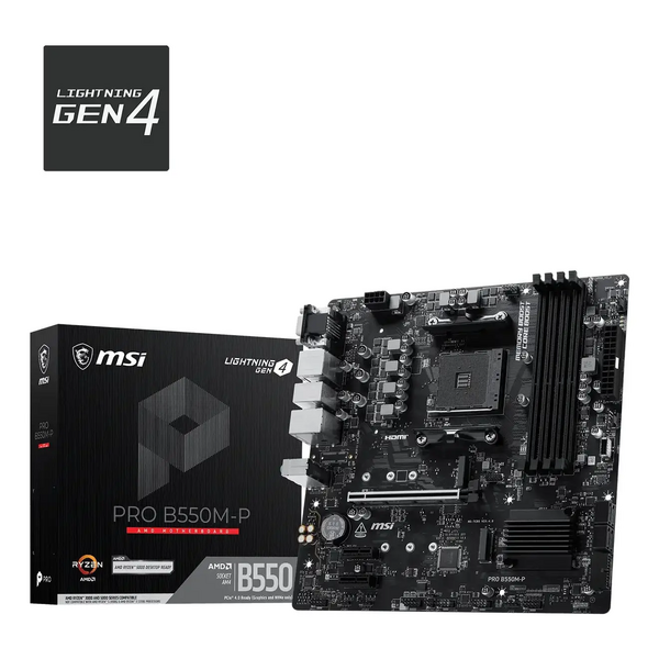 MSI B550M-P  AMD Socket AM4  Micro-ATX Motherboard