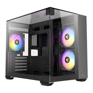 ANTEC Antec CX600M Trio Mini Tower Gaming Case, Tempered Glass Front