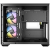 ANTEC CX600M Trio Mini Tower Gaming Case, Tempered Glass Front Image