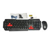 BUILDERS CHOICE Wireless Keyboard Mouse In Black - Combo Image