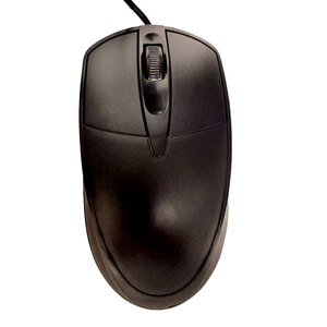 BUILDERS CHOICE Builders Choice CP72 Wired Optical Mouse (Black) 1600dpi