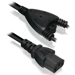 Generic Generic Mains Lead Moulded Plugs 1.8mtr Y Splitter to Power 2 Devices