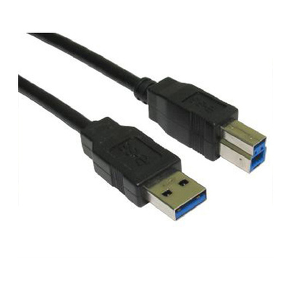 Generic  USB 3.0 Cable A Male B Male - Black (5Mtr)