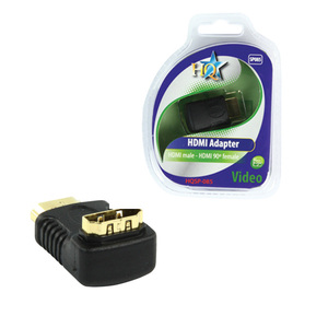 HQ HQ HDMI hooked Right Angled adapter with gold plated connections