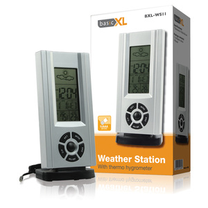 BasicXL BasicXL weather station with temperature, humidity, date and time.- Half price was 9.99