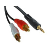 Generic 1 Mtr 3.5mm Jack Plug To 2 Phono Plug Image