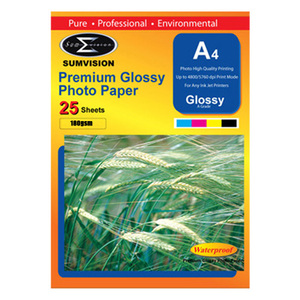 Sumvision Sumvision 180 Gm Glossy A4 Photo Paper- 25x sheets