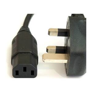 Generic Generic  1.8 Meter Mains Lead Moulded Plugs - PC / Kettle IEC C13 Type Fitting