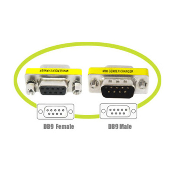 Generic  9 Pin Male To Male adaptor / converter