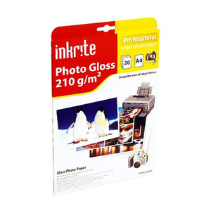 Inkrite Inkrite Photo Plus Gloss Paper 210gsm A4 x20 Sheets