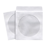100 CD/DVD Paper Sleeves 80Gsm