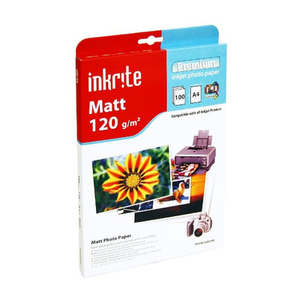 Inkrite Inkrite Photo Plus Matt Paper 120gsm A4 x100 Sheets
