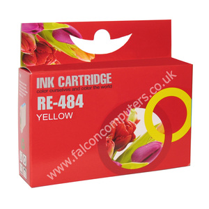 Genric Ink Cartridge G&G Ninestar Compatible Yellow Ink Cartridge TO484 R200/R300/RX500/RX600 (GG ninestar Inks)