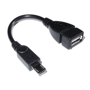 Dynamode Dynamode 10CM USB TO Micro USB Adaptor / android On the Go Cable - Black
