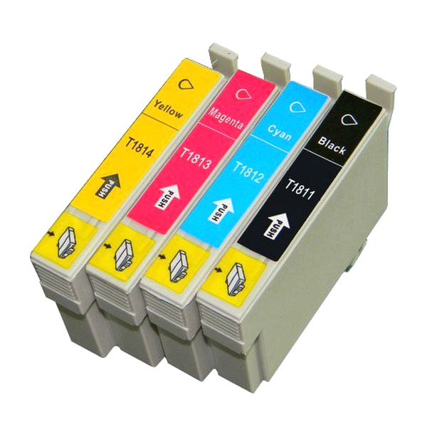 Ink -1 Set Compatible ink set for Epson 18XL T1811/12/13/14 Multipack