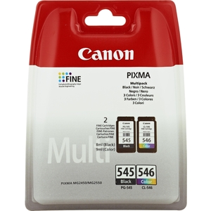 Canon Canon Canon PG-545 / CL-546 Ink Cartridges / Twin Pack / Black + Colour