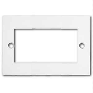 Generic Generic 4 Port Cat 5 Rj45 Network Face Plate Double gang