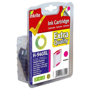 Inkrite Inkrite Inkrite HP 940XL for HP OfficeJet Pro 8000 8500 - C4908AE Hi-Cap Magenta