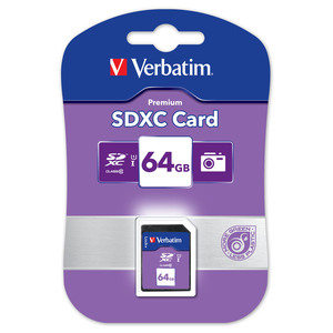 Verbatim Verbatim  64GB Class 10 SDXC Memory Card