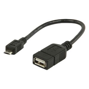 Value Line Value Line  USB 2.0 A - micro B OTG data cable 0.20 m