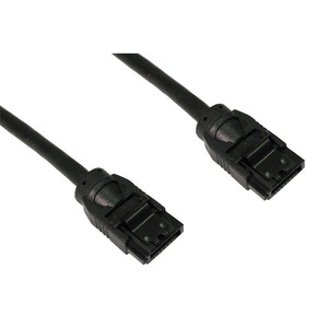 Generic 45cm SATA 2 Internal Data Cable With Locking cable - Black