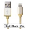 Sumvision  Ipad / Iphone Lightning USB Data sync and charge Cable 1 Meter - Gold Image