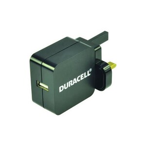 Duracell Duracell USB Charger - Tablet & Phone 2.4Amp - Black