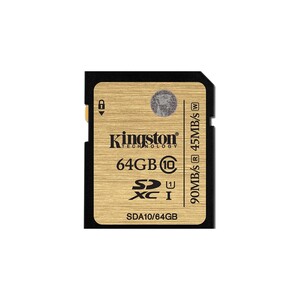 Kingston Kingston  64GB High Capacity SD XC Card , UHS-I Class 10
