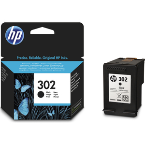 HP HP  HP 302 - Print Cartridge - 1 X Black - 190 Page Yeild