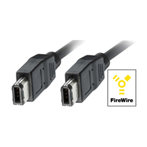 Sans Marque - Câble Adaptateur Firewire IEEE1394 6-Pin vers 6-Pin 120cm  Noir NEUF - Câble antenne - Rue du Commerce