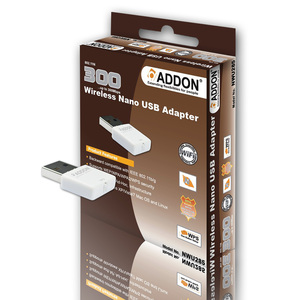 Addon Addon 300Mbps Wireless NANO USB Adaptor