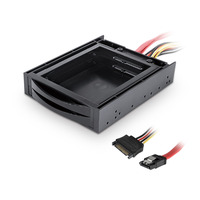Dynamode Dynamode  Hot-Swappable Dual SATA 2.5-inch SSD/HDU Bracket/Chassis for 3.5-inch Bay