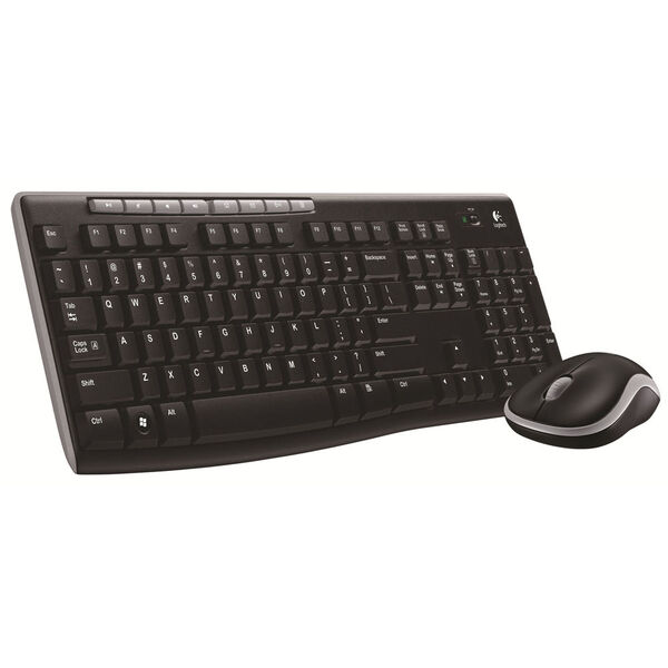 Logitech Logiteck MK270 Wireless Desktop Keyboard And Mouse Kit - Black (Retail) - Special Offer