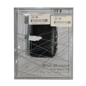 Mullberry Mullberry  BLACK IPOD NANO G3 CASE - Clearance Sale