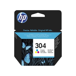 HP HP  HP 304 - Print Cartridge - 1 X Tri Colour - 100 Page Yeild