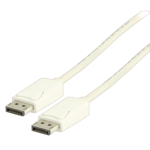 Value Line Value Line  3M Displayport Cable Displayport Male - Displayport Male 3.00 M White