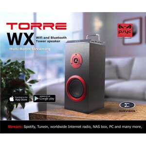 Psyc Psyc Torre WX Wi-Fi / Bluetooth Mini Tower Speaker 20w - Special Clearance Offer ! Less Than Half Price  !!