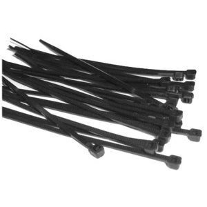 Generic Generic  100x Cable Ties 2.5mm wide x 160mm long (Black)