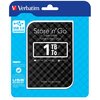 Verbatim  1Tb USB3 2.5 Inch Portable HDD - Black Image