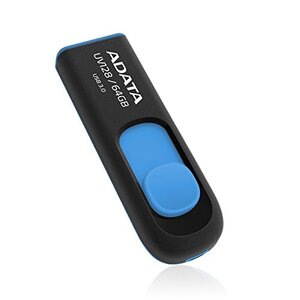 Adata Adata  64GB USB Flash Memory Drive Capless USB3ADATA 64GB USB 3.0 Memory Pen, Retractable