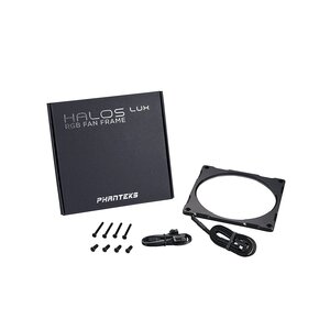 Phanteks Phanteks  Halos Lux 140mm RGB LED Fan Frame - Aluminium Black
