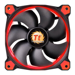 Thermaltake Thermaltake CL-F038-PL12RE-D Riing LED Red 120mm Fan - OEM System Builder Edition - Special Offer