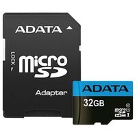 Adata Adata  32Gb Premier Micro Sd Card With Sd Adapter, Uhs-I Class 10 With A1 App Performance