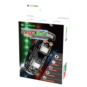 GameMax Game Max  30cm Magnetic LED Strip - Red - 18 LED