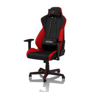 Nitro Concepts Nitro Concepts  S300 Fabric Gaming Chair - Inferno Red / Black