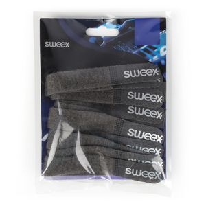Sweex Sweex  Cable Binders 25 cm Grey - 10 Pack